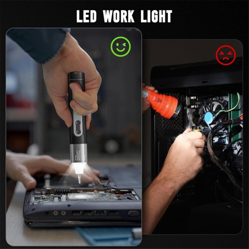 Cordless Screwdriver,Compatible With1/4in and 4mm 1