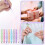 8 Pcs Plastic Crochet Hooks, Inline Hooks Set Non- 3