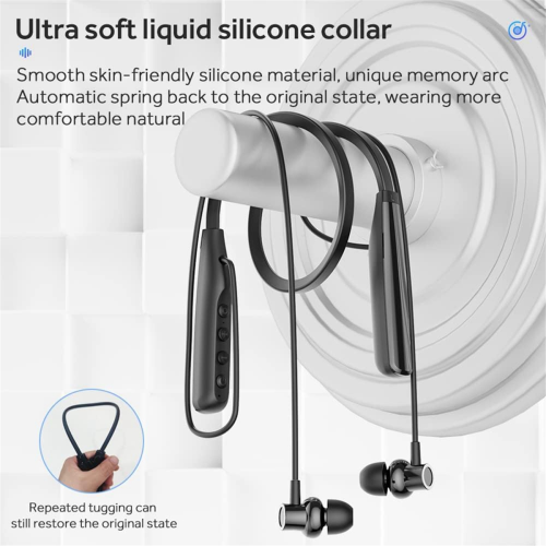 Y10 Wireless Neckband Earphones with Microphone in 2