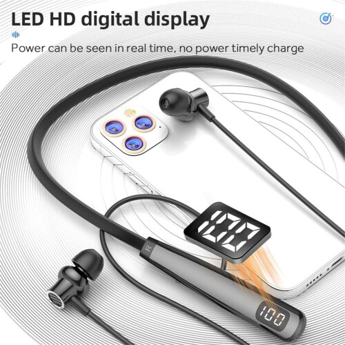 Y10 Wireless Neckband Earphones with Microphone in 1
