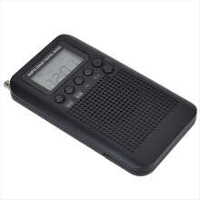 AM/FM Radio with LCD Display Pocket Handheld Digit