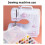 36pcs Sewing Threads and Bobbins,Colors Thread Set 6