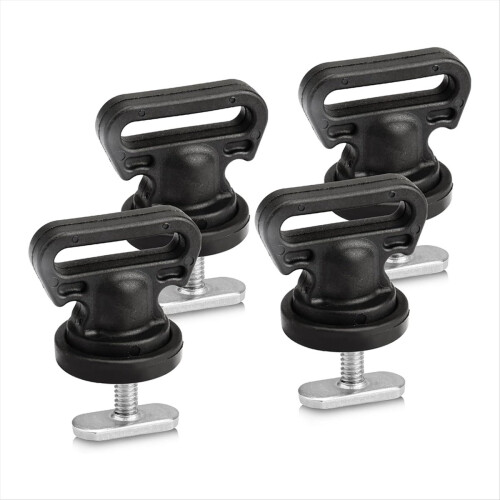 4 Pack Kayak Track Mount Tie Downs for Accessories