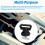 4 Pack Kayak Track Mount Tie Downs for Accessories 2