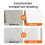 White Paint for Wall, Small Roller Brush Wall Repa 8