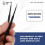 Anti-static Flat Square Tip Stainless Steel Straig 4