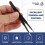 Anti-static Flat Square Tip Stainless Steel Straig 7
