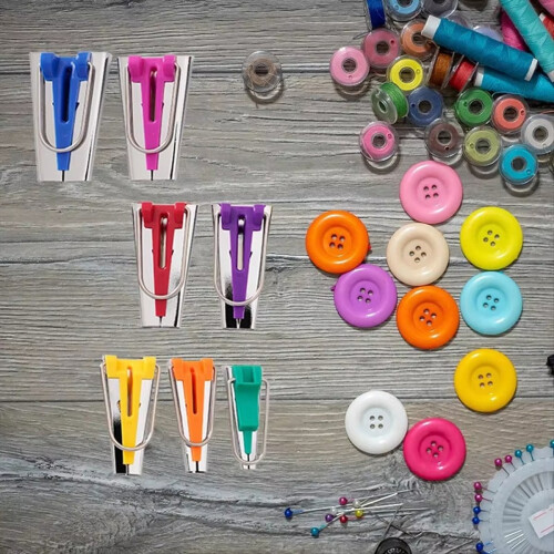 Set of 7 Size Fabric Bias Tape Makers 6-25MM Bindi 2