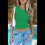 Womens Summer Tank Tops Green L 2