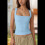 Women'S Square Neck Sleeveless Tank Tops M 8