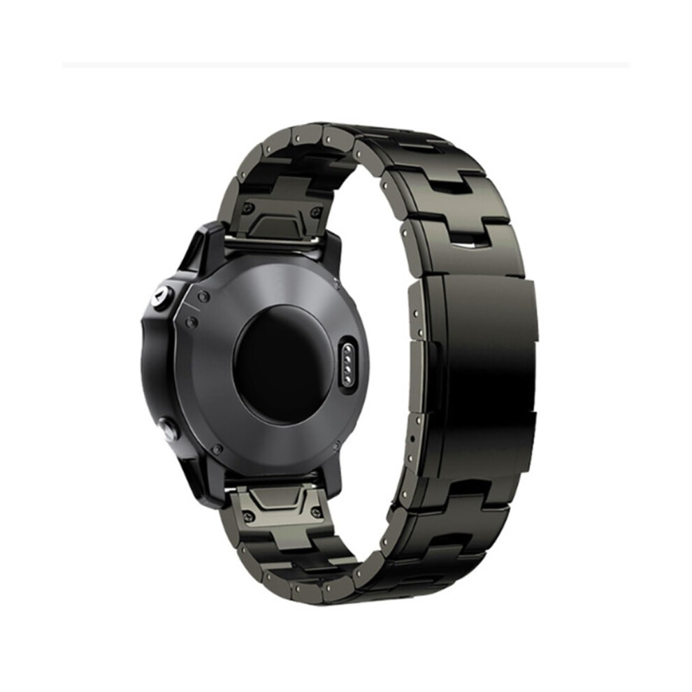 26Mm Titanium Watch Band Strap For Garmin Fenix 7X 6 Pro 5 Plus Instinct Epix Gray 9044945527858