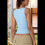 Women'S Square Neck Sleeveless Tank Tops M 6