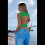 Womens Summer Tank Tops Green M 11