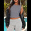 Womens Summer Tank Tops Gray M 10