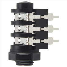 1/4" 6.5mm Stereo Audio PCB Panel Mount Headphone