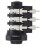 1/4" 6.5mm Stereo Audio PCB Panel Mount Headphone 1