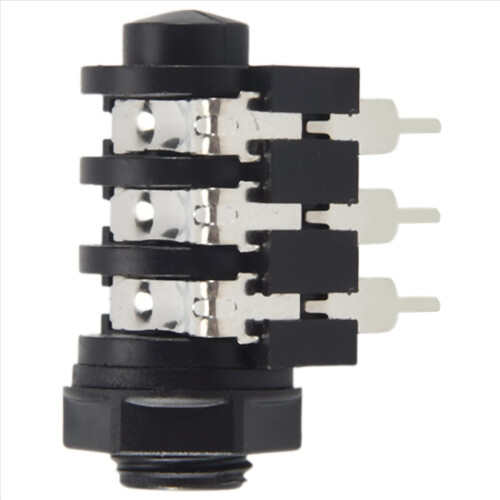 1/4" 6.5mm Stereo Audio PCB Panel Mount Headphone