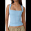 Women'S Square Neck Sleeveless Tank Tops M 4