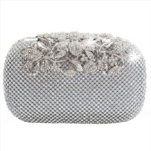 Unique Clasp Silver Diamante Crystal Diamond Eveni