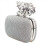 Unique Clasp Silver Diamante Crystal Diamond Eveni 5