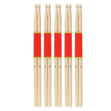 12 Paia di Bacchette per Batteria in Acero 7A per Principianti, Percussioni Rock e Band