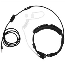 3.5mm plug Tactical-Throat Microphone earphone Cov