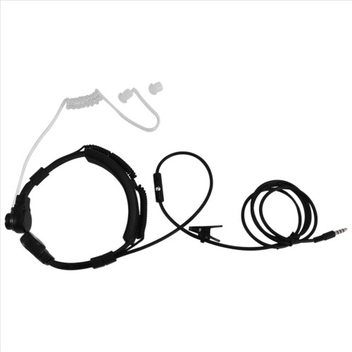 3.5mm plug Tactical-Throat Microphone earphone Cov 2