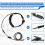 3.5mm plug Tactical-Throat Microphone earphone Cov 6