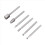 6PCS HSS Rotary Multi Tool Burr Routing Router Bit 1
