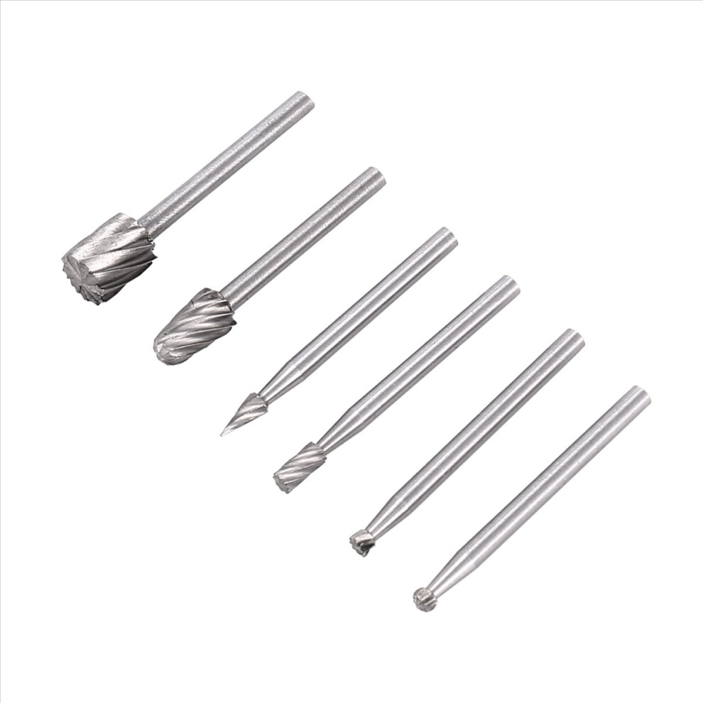 6Pcs Hss Rotary Multi Tool Burr Routing Router Bit 4853967012038