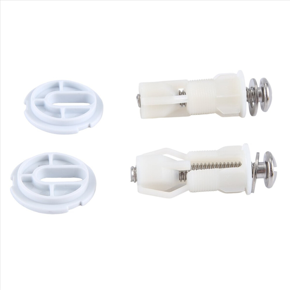 Toilet Seat Hinges Screws Wc Hole Fixing Easy Inst 4853967012380