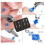 8PCs Mini Pliers Set, Long Nose with Teeth, Flat J 7