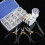 8PCs Mini Pliers Set, Long Nose with Teeth, Flat J 6