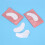 50 pairs Eye protection Gel Eyelash Pad patch Lint 9