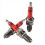 3pcs D8TC 3 Electrode Spark Plug, Racing Plug with 4