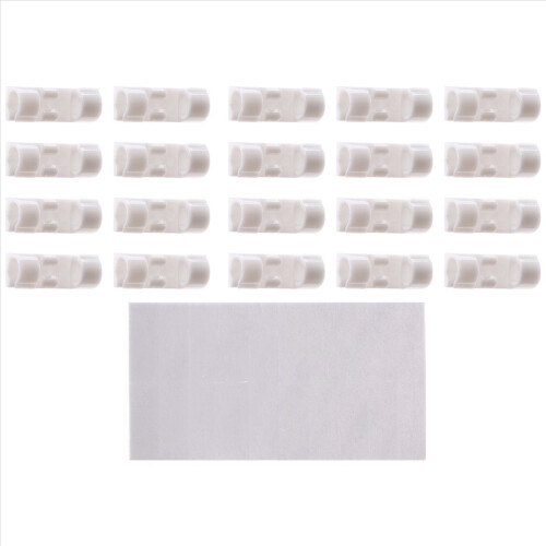 20pcs/lot Wire Fixing Clamp Clip Desktop Clear Up 2