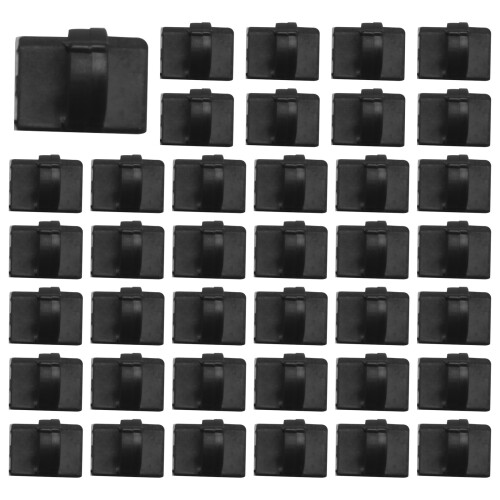 50 pcs. Self Adhesive Cable Clamp Plastic Rectangu 1