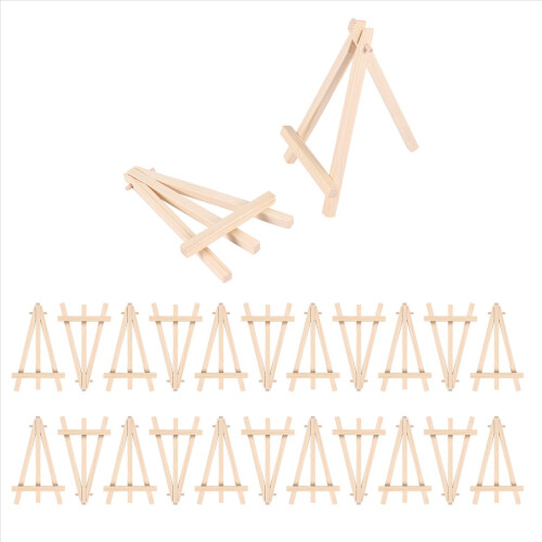 24 Pack Mini Wood Display Easel Easels Set For Pai 2