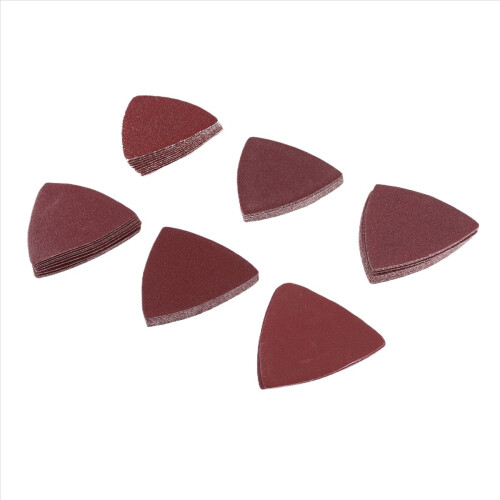 60pcs Triangular Hook and Loop Triangle-Sandpaper, 2