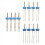 12 Pieces Twin Needles, Double Needles with Plasti 1