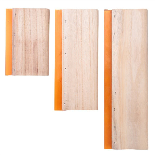 3 Pcs Silk Screen Printing Squeegee Ink Scaper Scr 1