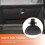 Black For C4 Handle Glove Box Compartment Glovebox 4