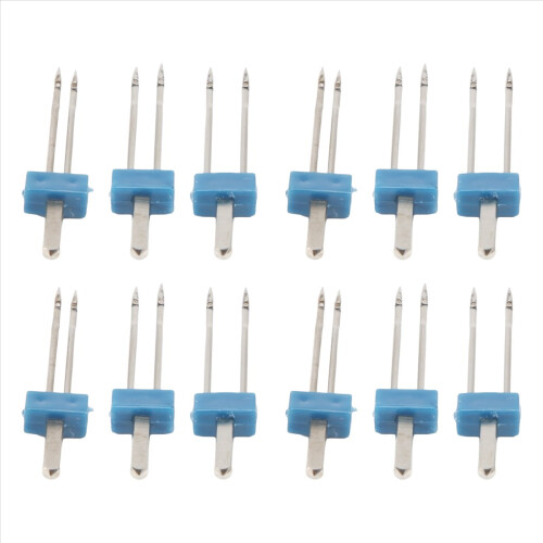 12 Pieces Twin Needles, Double Needles with Plasti 2