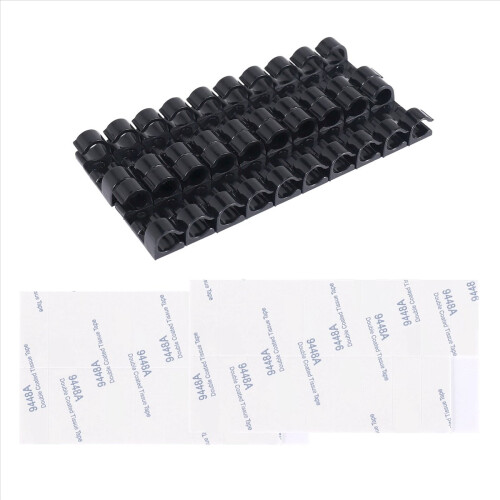 20pcs/lot Wire Fixing Clamp Clip Desktop Clear Up 2