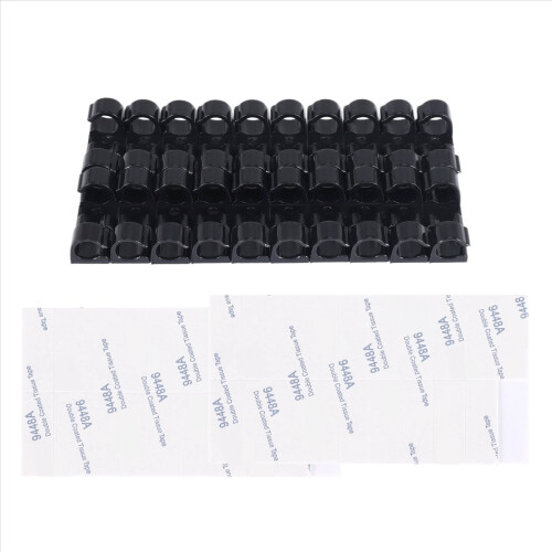 20pcs/lot Wire Fixing Clamp Clip Desktop Clear Up 1