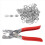 Pliers With 20 Sets Snap White Copper Buttons Claw 3