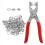 Pliers With 20 Sets Snap White Copper Buttons Claw 2