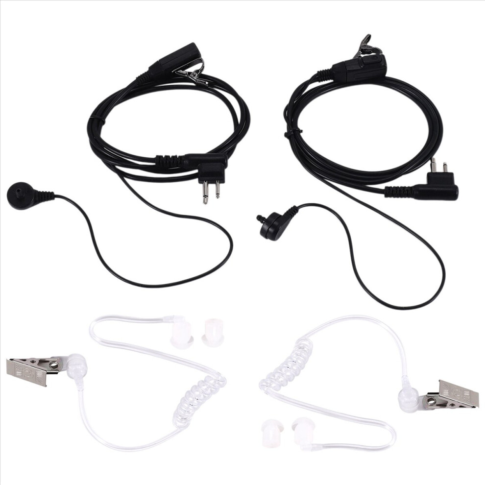 2Pack Style 2Pin Covert Acoustic Tube Earpiece Ptt 4853967019181
