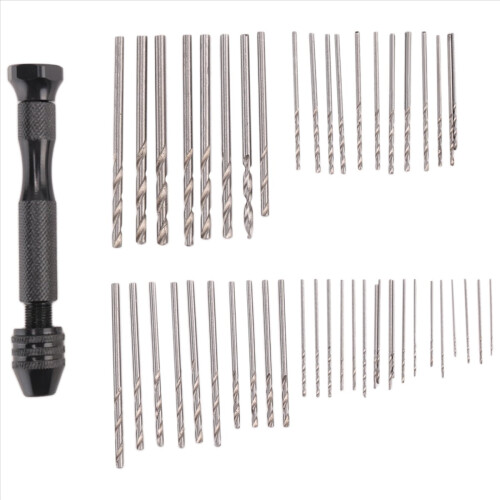 Hand Drill Set Precision Pin Vise With 49 Pcs Mini 1