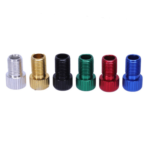 6Pcs Alloy Adapter Presta To Schrader Valve Conver 1